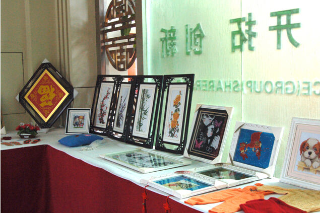 彩虹集團展廳一角