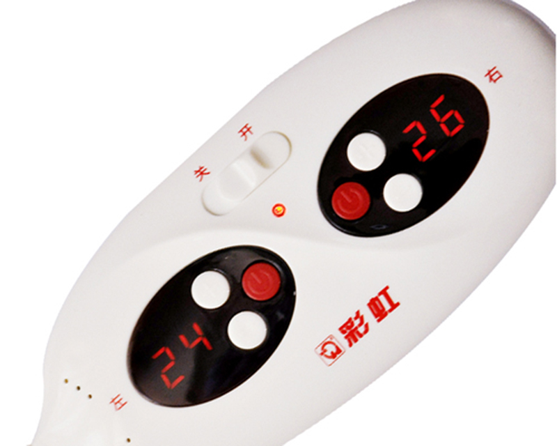 彩虹數(shù)碼控溫電熱毯開關(guān)示意圖