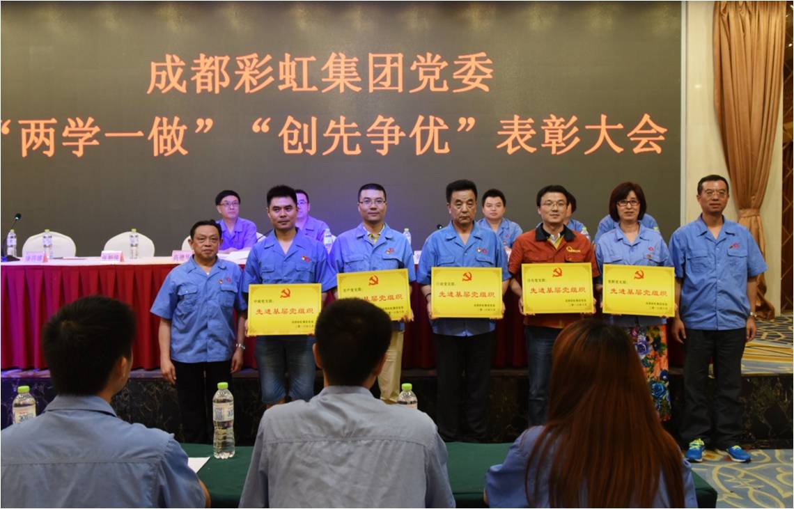成都彩虹集團黨委召開“兩學(xué)一做”“創(chuàng)先爭優(yōu)”表彰大會 成都彩虹集團黨委召開“兩學(xué)一做”“創(chuàng)先爭優(yōu)”表彰大會