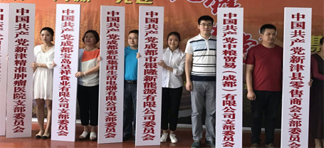 成都彩虹集團生活電器有限公司黨支部成立
