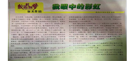 改革開放四十年征文作品之我眼中的彩虹