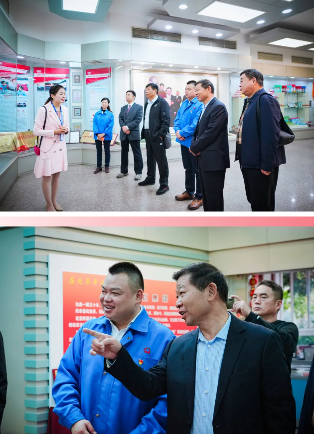 安徽省淮北市杜集區(qū)人大常委會領導一行蒞臨成都彩虹參觀指導