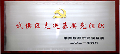 公司行政黨支部榮獲武侯區(qū)先進(jìn)基層黨組織稱號(hào)